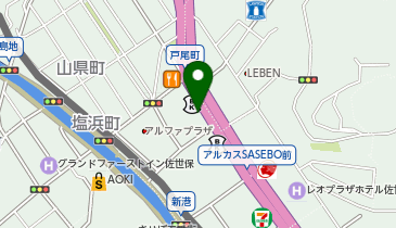 ミニミニ FC佐世保中央店の地図画像