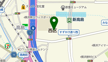 みらい美術館の地図画像