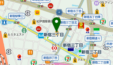 グランジュール 伊勢丹新宿店の地図画像