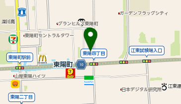 わたしのゴルフ 東陽町店の地図画像