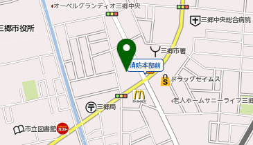 東京デミグラス三郷中央店の地図画像