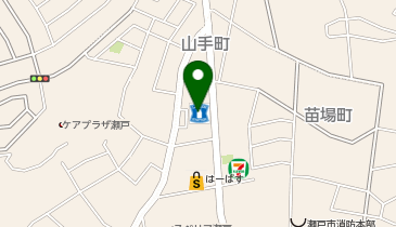 ペンギンベーカリー 瀬戸苗場店の地図画像