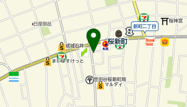 保険クリニック 桜新町駅前店の地図画像
