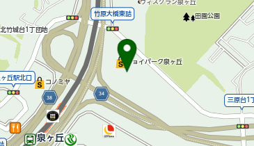 パシオス ジョイパーク泉ヶ丘店の地図画像