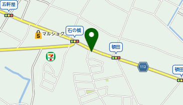 餃子の雪松 朝倉店の地図画像