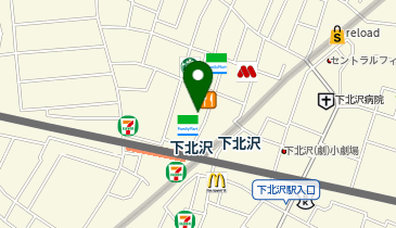 珈琲館 下北沢店の地図画像