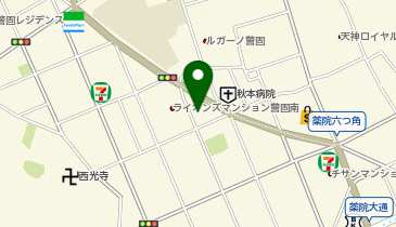 博多餃子舎603 薬院工場の地図画像