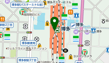 カヌレ専門店ラ・スール 博多阪急店の地図画像