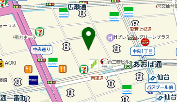 WATABE WEDDING(ワタベウェディング) 仙台店の地図画像