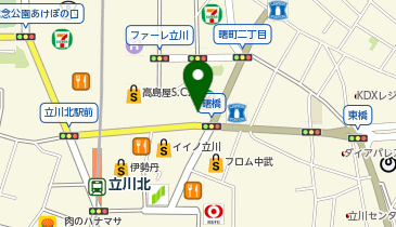 住友不動産販売 立川営業センターの地図画像