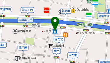 スタジオリベラ 矢場町スタジオの地図画像