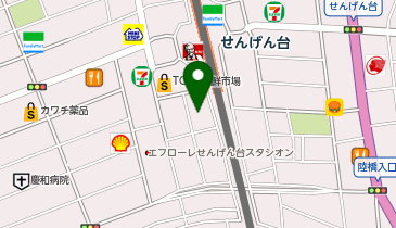 インドアテニススクール リアせんげん台の地図画像