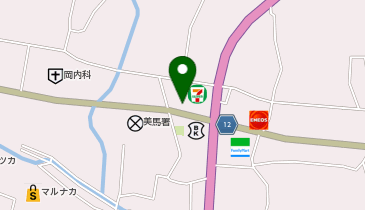 餃子香月 脇町店の地図画像