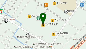 マクドナルド アル・プラザ草津店の地図画像