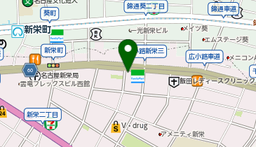 ウェディングアベニュー名古屋 新栄店の地図画像