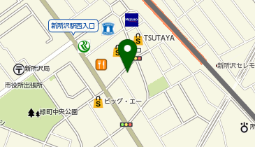 英会話イーオン 新所沢校の地図画像