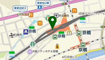 le.coeur blanc(ルクールブラン) 京阪百貨店モール京橋店の地図画像