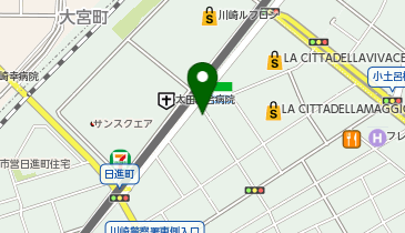 東京ガスキッチンランド川崎の地図画像