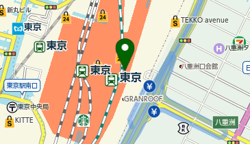 東京駅 ビューゴールドラウンジの地図画像