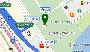 スタジオアクア 横浜みなとみらい店の地図画像