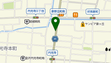 金澤ブルワリーの地図画像