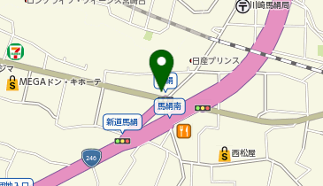 宮前地区会館 まじわーる宮前の地図画像