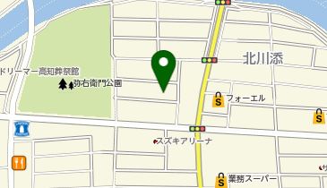 POLA(ポーラ) 高知インター店の地図画像
