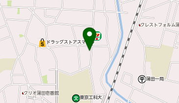 蒲田カフェの地図画像