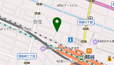 日乃屋カレー 熊谷店の地図画像