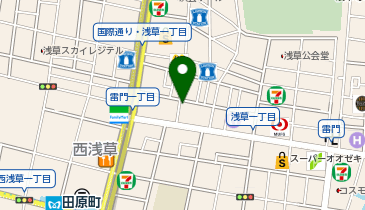 浅草おとの地図画像