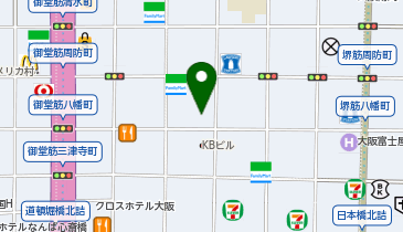 クロノセオリー大阪の地図画像