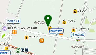 ニトリ 昭島モリタウン店の地図画像