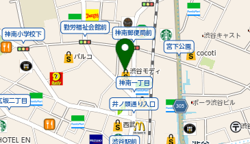 マイム 渋谷モディ店の地図画像