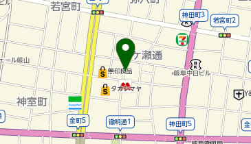 古着屋キカザルの地図画像