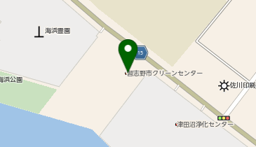 習志野市クリーンセンターの地図画像