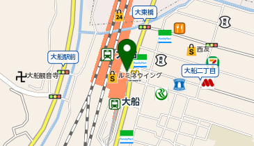 アトリエはるか 大船ルミネウィング店の地図画像
