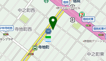 香の川製麺 堺宿院店の地図画像