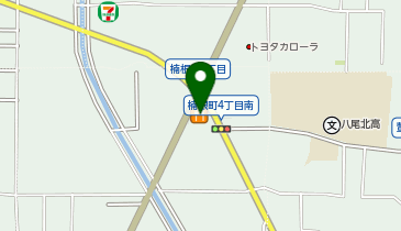 香の川製麺 八尾楠根店の地図画像