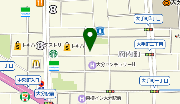 KEN'S CAFE TOKYO(ケンズ カフェ トウキョウ) 大分店の地図画像