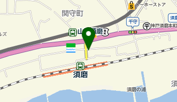 ファンキーバナナ!! 須磨駅前店の地図画像