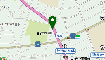 やきとり おかげの地図画像