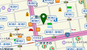 ミュージックショップ音楽処の地図画像