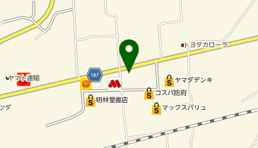 餃子の雪松 防府店の地図画像