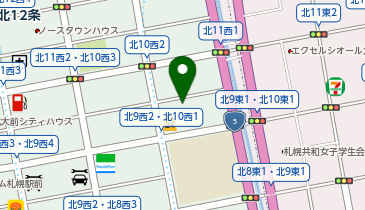 でか盛り海鮮問屋 札幌北12条店の地図画像