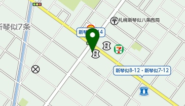 新琴似あおば整骨院の地図画像