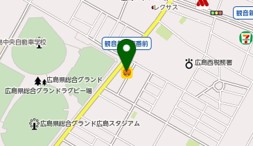 餃子の雪松 広島観音新町店の地図画像