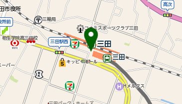 三田市総合案内所の地図画像