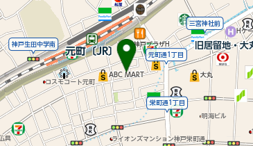 ステップスポーツ 元町店の地図画像