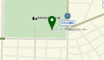 メディキット県民文化センター(宮崎県立芸術劇場)の地図画像
