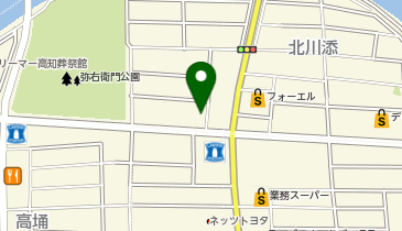 高級食パン専門店 天才わっはっは 高知店の地図画像